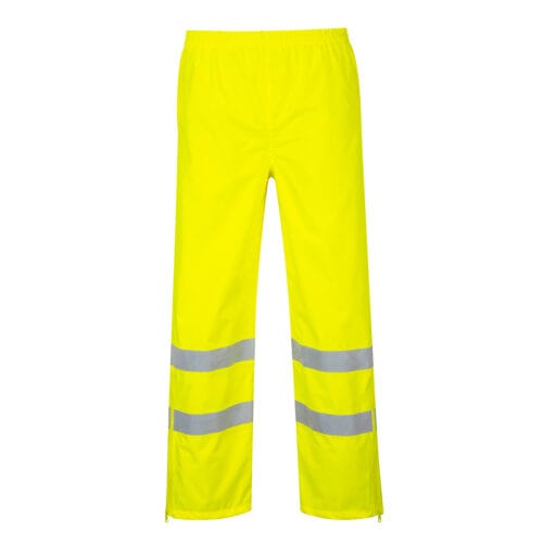 Portwest Hi-Vis Breathable Rain Trousers Yellow