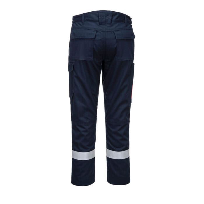 Portwest Bizflame Industry Trousers Navy Back