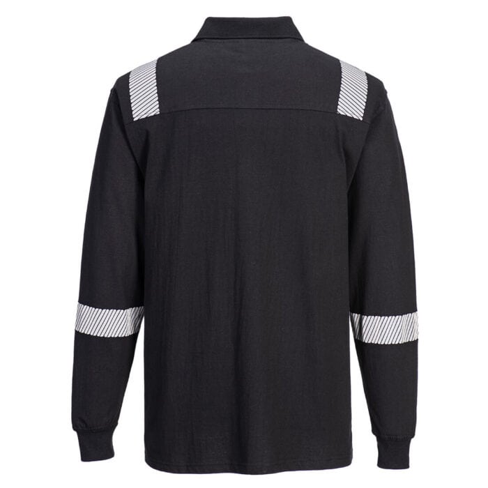 Portwest WX3 Flame Resistant Long Sleeve Polo Back